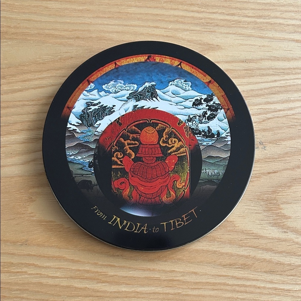 CD music From India to Tibet composer Nick Serena (with metal round CD case)